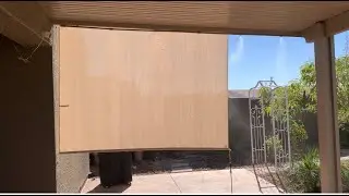 Coolaroo Patio Shade Cover Installation