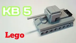 Мини танк КВ 5 из лего|||самоделка