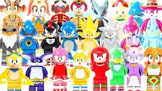 All Sonic the Hedgehog Unofficial Lego Minifigures
