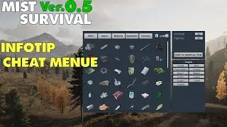 MIST SURVIVAL INFOTIP: Build in CHEAT MENU