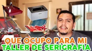 COMO INICIAR UN TALLER DE SERIGRAFÍA TEXTIL // Ej Ramírez