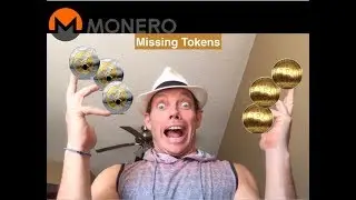 Monero gui wallet tokens missing