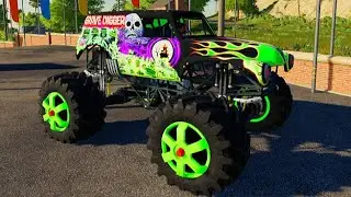 Трак монстр мультик игровой для мальчиков.от бибика про машинки MonsterJam.Monster Truck cartoon