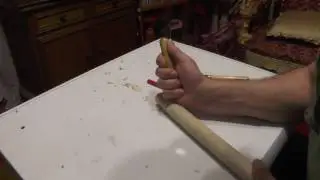 woodcarving how to make a staff carved with his own hands,body carving part 3