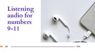 Listening audio for CV (Part 3)