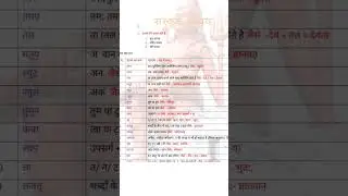 संस्कृत प्रत्यय शॉर्ट ट्रिक। REET SANSKRIT NOTES
