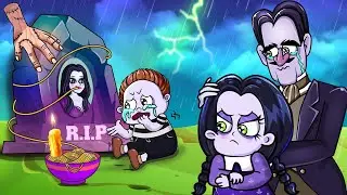 Please Wake Up, Mommy - Wednesday baby goes looking for his mother | The Addams family