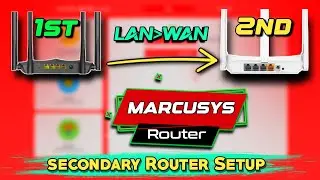 MARCUSYS Router Setup 2024 ।। Router to Router Connection ।। #MARCUSYS_router