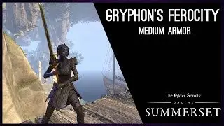 Gryphon’s Ferocity Medium Armor Set - Summerset Chapter, Elder Scrolls Online ESO