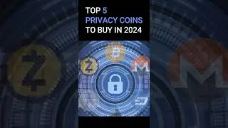 TOP 5 PRIVACY CRYPTO COINS To Look At In 2024 | XMR | ZEC | SCRT | ROSE | DASH  #shorts  #crypto