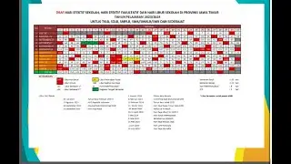 Download Kalender Pendidikan 2023 / 2024 PDF dan EXCEL