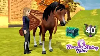 Получаем уровень 40 🌺 Что дают в зеленом сундуке 🌺 Horse Riding Tales