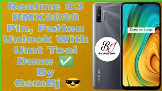 Realme C3 RMX2020 Pin, Patten Unlock With Umt Tool Done ✅ By GsmBj 😎
