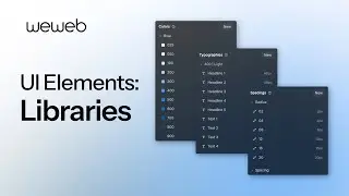 UI elements in WeWeb: Libraries
