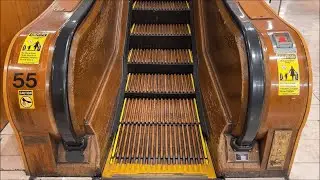 Historic Otis Wooden Escalators at Macy's, New York City NY