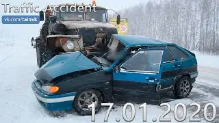 Подборка аварии ДТП на видеорегистратор за 17.01.2020 год