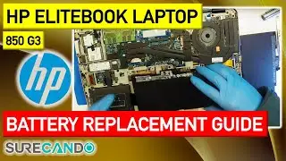 HP EliteBook 850 G3 Battery replacement guide. CS03XL