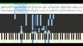 Eros Ramazzotti - E mi ribello [Piano Tutorial] Synthesia