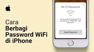 Cara Berbagi Kata Sandi/Password Wifi di iPhone  | How to share your Wi-Fi password on iPhone