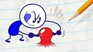 Pencilmate is all Lumpy -in- LUMP IN THE NIGHT - Pencilmation Cartoons