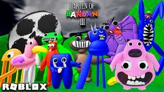 GARTEN OF BANBAN 3 OBBY NEW UPDATE! NEW SCARY OBBY FULL GAME SECRET FAIL BAGS | ROBLOX