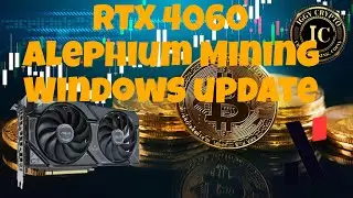 RTX 4060 Alephium Mining Windows update