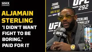 Aljamain Sterling: 'I Didn't Want Fight To Be Boring,' O'Malley Capitalized | UFC 292 | MMA Fighting