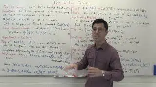 The Galois group