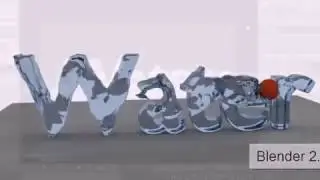 Blender Tutorial: water Text Animation