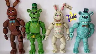 Аниматроники ФНАФ АР из пластилина Обзор Animatronics FNAF AR Special Delevery from Plasticine