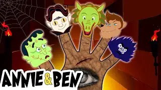 The Monster Finger Family! Halloween Songs for Kids | Nursery Rhymes and Baby Songs by Annie and Ben