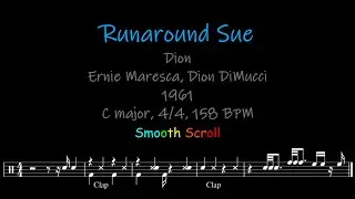 Runaround Sue, Chords, Lyrics and Timing