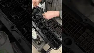 BMW X3 E83 переуплотнение клапанной крышки