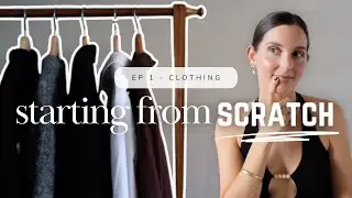20 ITEM WARDROBE ✨I got bored of my clothes so let’s start again! | Episode 1