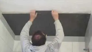 How to install mosaic tile on a ceiling
