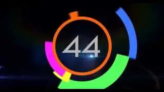 60 sec countdown timer ( v 248 ) circle clock with sound effects 4k