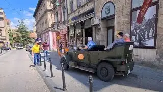 The Place in Sarajevo, and Edo driving Time Machine