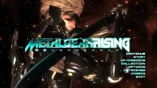 Metal Gear Rising: Revengeance - Full Demo Menu (Title Scroll)
