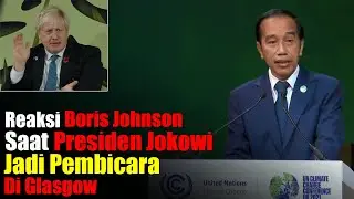 Boris Johnson Saat Presiden Jokowi Jadi Pembicara Di World Leaders Summit Glasgow