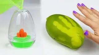 СТРАННЫЕ АНТИСТРЕССЫ МЕНЯЮЩИЙ ЦВЕТ 😱 АНТИСТРЕСС С ЛИЗУНОМ, РАСТУЩИЕ в ВОДЕ