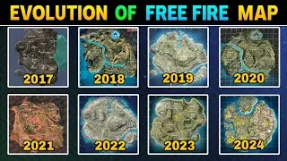 FREE FIRE ALL MAP EVOLUTION || EVOLUTION OF FREE FIRE MAP || FREE FIRE MAP EVOLUTION