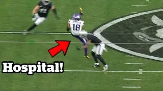 Big Hit Sends Justin Jefferson to the Hospital - Doctor Explains Injury