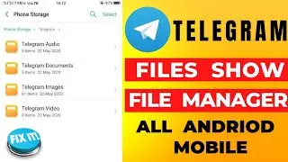 How To See Downloaded Files in Telegram||How To Delete Telegram Files