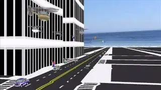 In 100 years helicopters will fly above the highways.