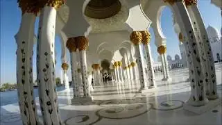 Белая мечеть шейха Зайда Абу Даби, ОАЭ , مسجد الشيخ زايد‎‎, Sheikh Zayed Grand Mosque Center, GoPro
