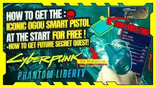 Cyberpunk 2077: Phantom Liberty - How to get the iconic Ogou Smart Pistol and future secret quest