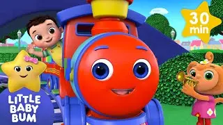 🚂 Wheels On The Train KARAOKE! & MORE | BEST OF LITTLE BABY BUM | Sing Along With Me! | Kids Songs