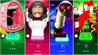 Siren Head vs Skibidi Toilet vs Truck Eater vs Thomas Train vs Mcqueen | Tiles Hop EDM Rush
