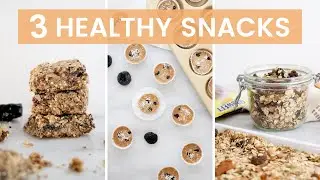 3 Simple & Healthy Snack Ideas! Gluten-Free & Dairy-Free Recipes