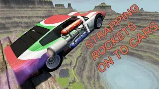 STRAPPING ROCKETS ON CARS - BeamNG.drive - JATO and Ram Plow for Everything